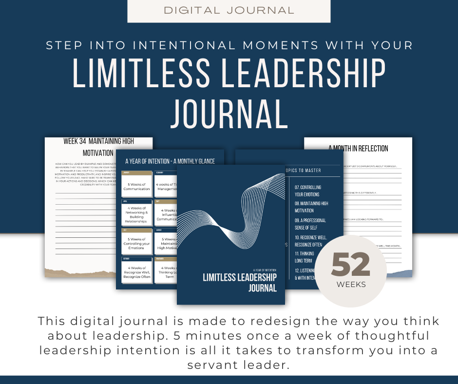 Limitless Leadership Journal: A Year of Intention.